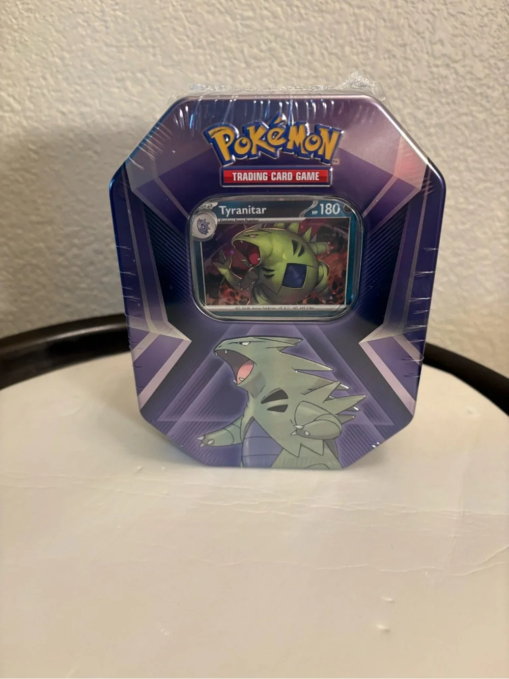 Pokemon Tyranitar Collector Tin - Purple